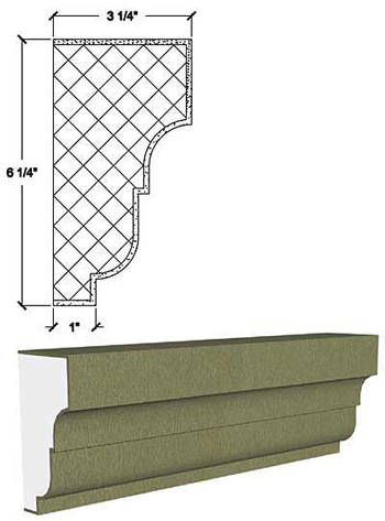 Sill, 3-1/4